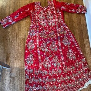 All crystal maxi gown